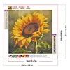 Sunflower-Full Round Diamond Painting 30*30CM