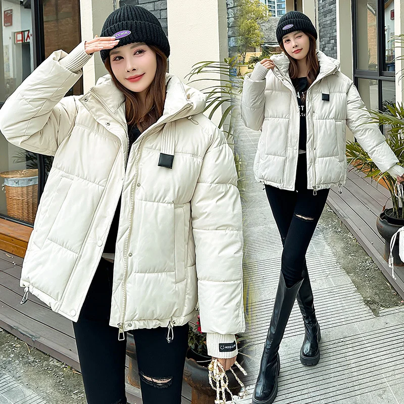 Toloer Thicker Bread Clothes Short Down Cotton-Padded Jacket Female Small Winter Jacket Cotton-Padded Jacket 2024 New Show Thin-Outfit Ideas
