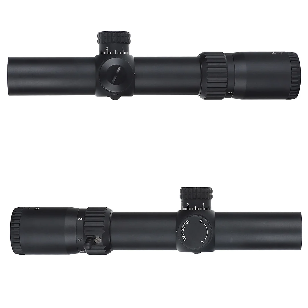 ohhunt® 1-6X28 SFP Scope,35mm Tube,Glass Etched Reticle,Red Illumination,Turrets Lock Reset