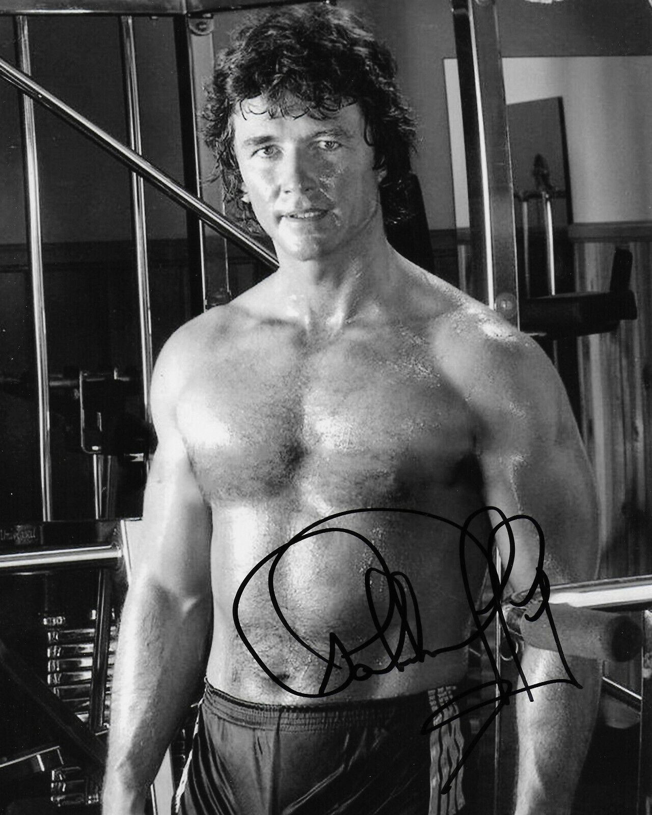 Patrick Duffy Dallas Original Autographed 8X10 Photo Poster painting #15 signed at HollywoodShow