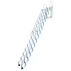 [US Local Warehouse] Ceiling Mount Attic Ladder Hidden Retractable Loft Ladder W/Pull Rod (Blue)