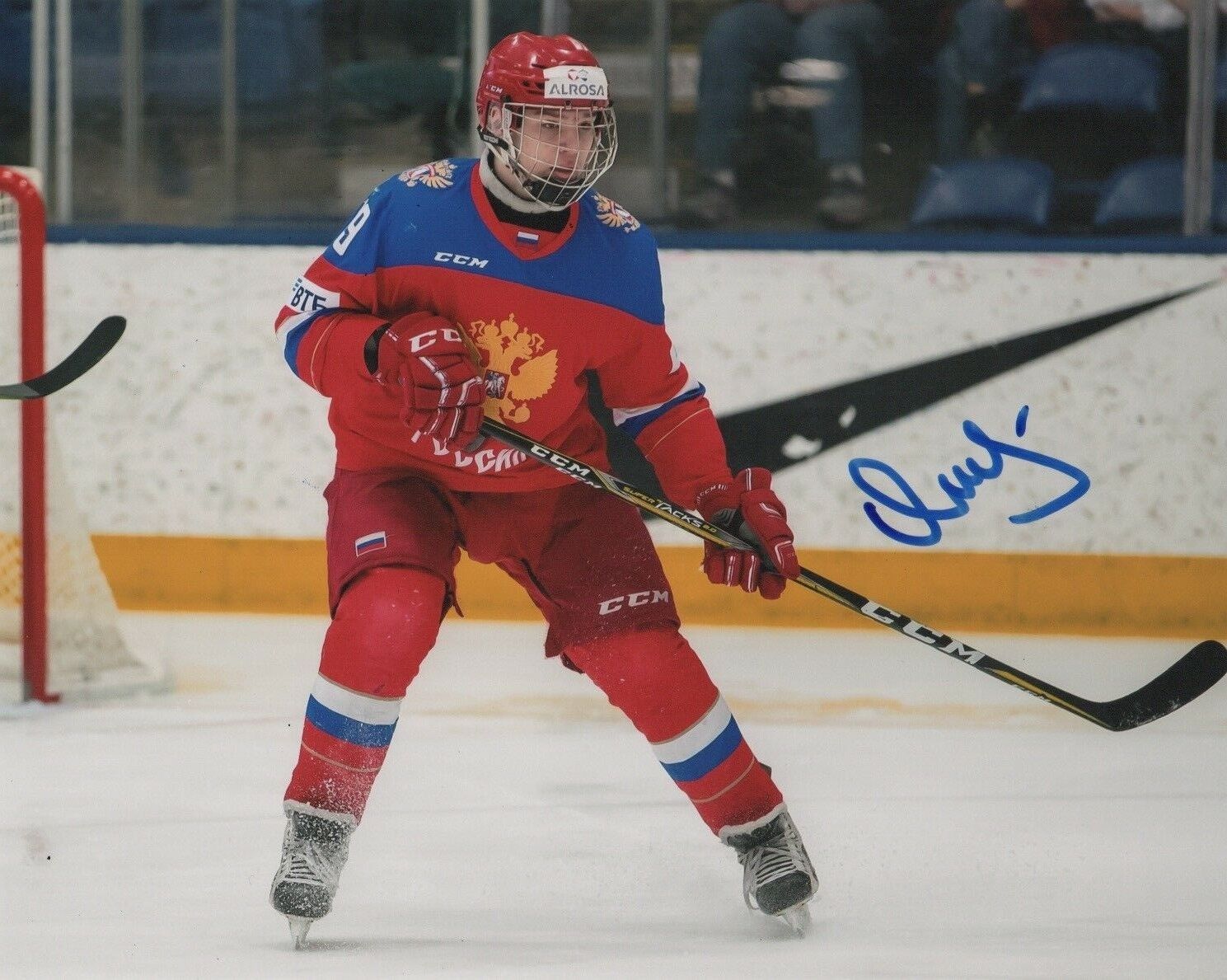 Russia Vasili Vasily Podkolzin Autographed Signed 8x10 IIHF Photo Poster painting COA #21