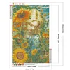 (40*60cm)Sunflower Girl - Full Round Drill Diamond Painting