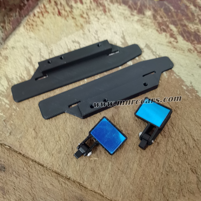 MN Model MN82 RC Truck Upgrade Parts Rearview Mirror , Enlarged Step
