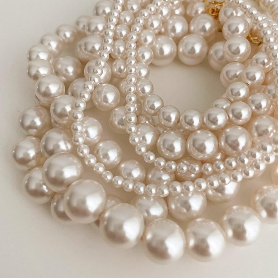 925 Sterling Silver Women Japanese / Korean Pearl Star Silver Electroplating Bracelets