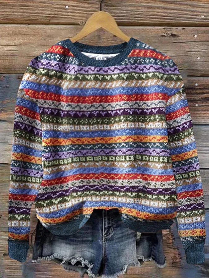 Women's Vintage Bohemian Sweatshirt