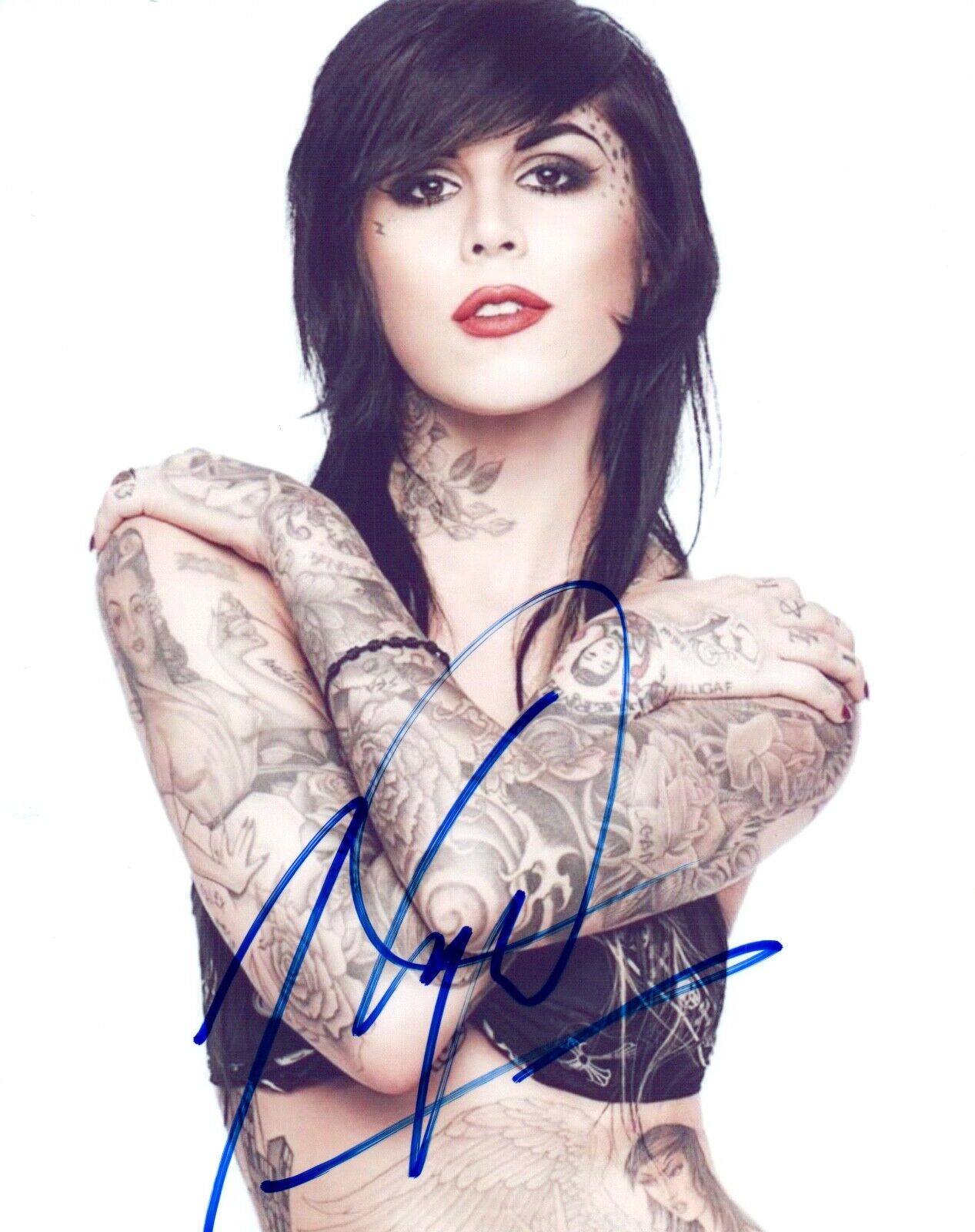 Kat Van D Signed Autographed 8x10 Photo Poster painting LA INK Tattoo Artist COA