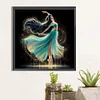 Danse princesse-plein rond diamant peinture-40 * 40cm