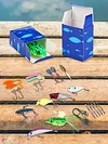 Fishing Lure Kit Soft and Hard Bait Jig Hooks Fishing Accessories Gifts for Men