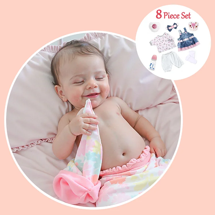 Super Realistic 12'' Sweet Smile Sleeping Reborn Baby Girl Doll Teresa By Rsgdolls®, Best Birthday Gift 2025：Realistic Reborn Baby Dolls By Rsgdolls®