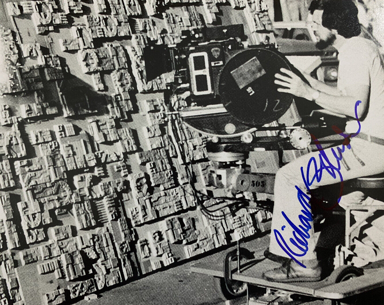 RICHARD EDLUND HAND SIGNED 8x10 Photo Poster painting STAR WARS VISUAL EFFECTS AUTHENTIC RARE