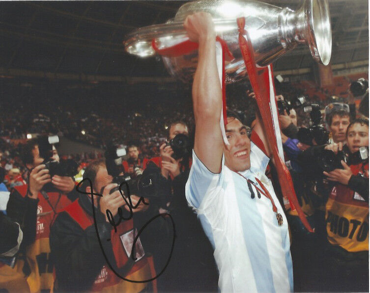 Manchester United Carlos tevez Autographed Signed 8x10 Photo Poster painting COA