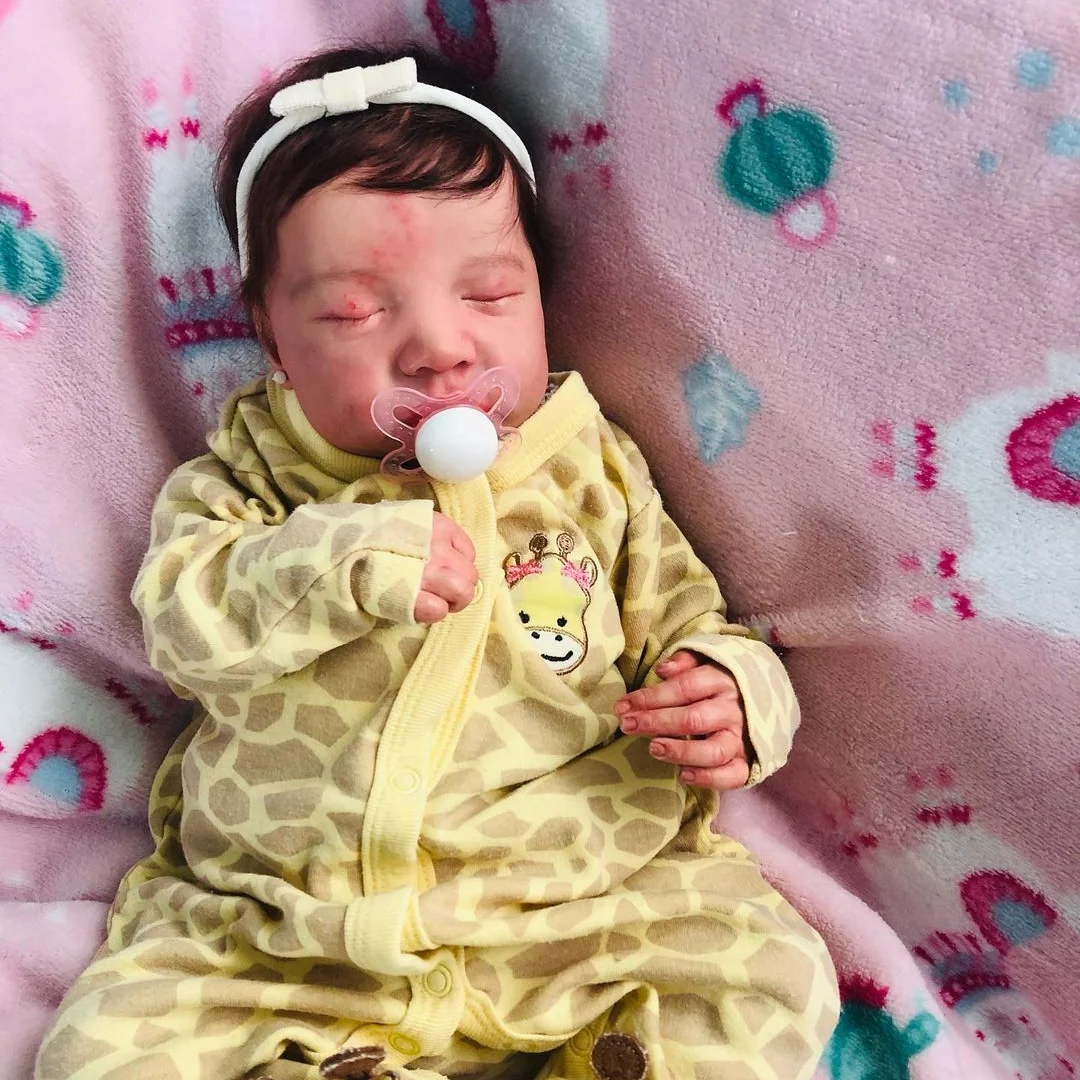 12 '' Real Lifelike Soft Vinyl Reborn Baby Doll Giel Named Amara