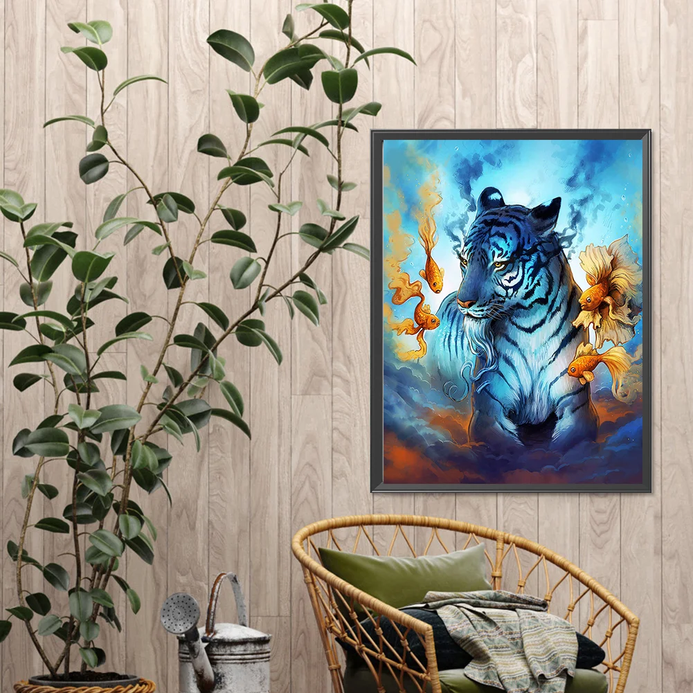 Diamond Painting - Full Square Drill - Tiger(Canvas|35*45cm)