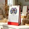 Butterfly Flowers Diamond Art Monthly Flip Tabletop Calendar January 2027 - December 2027 Small Desktop Calendar Planner for Living Room Bedroom Office Desk Gift Giving