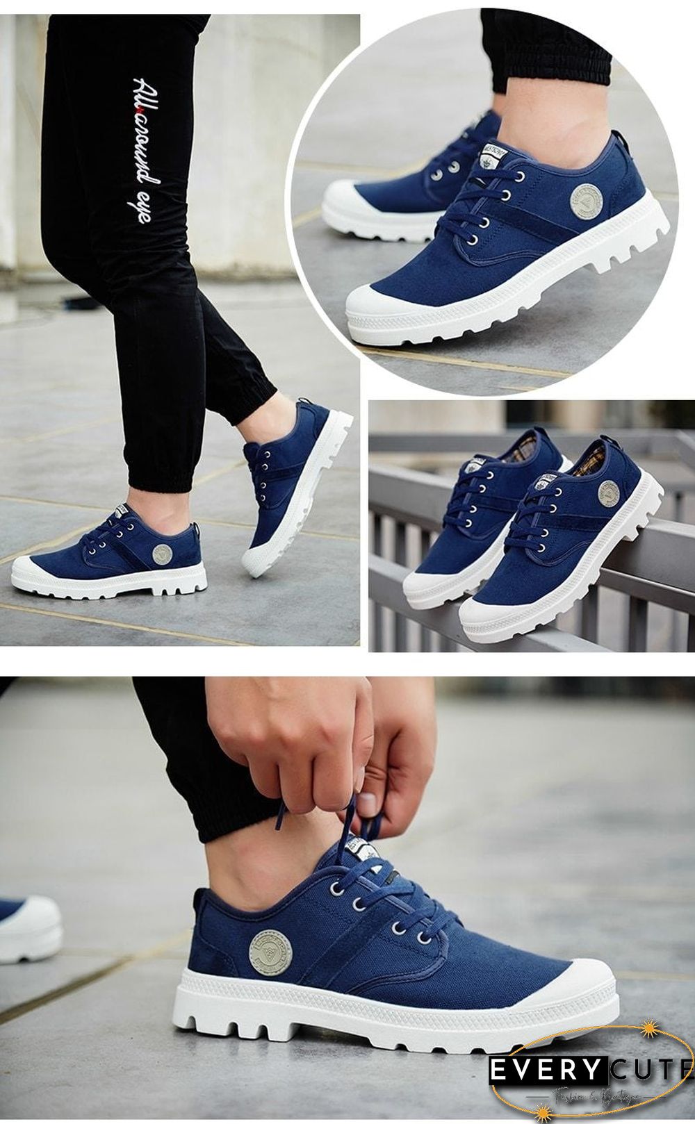 Men canvas Large size Sneakers Shoes