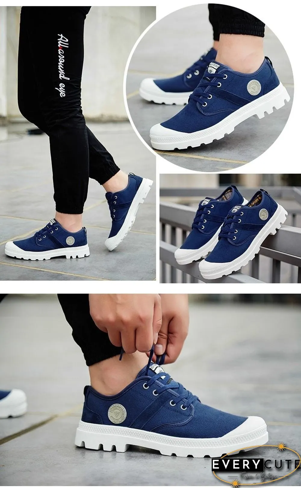 Men canvas Large size Sneakers Shoes