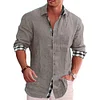 Casual Men's Cotton Linen Shirt
