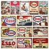 14pcs - Esso Gas Station Series - Vintage Metal Signs(8*12Inch)