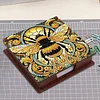 Wooden DIY Bee Diamond Painting Kit Note Box with 160 Papers for Office Desk