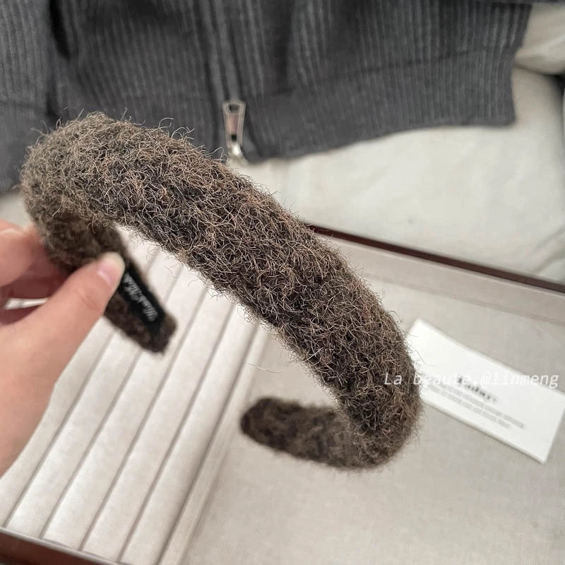 Elegant Retro Solid Color Cloth Hair Band