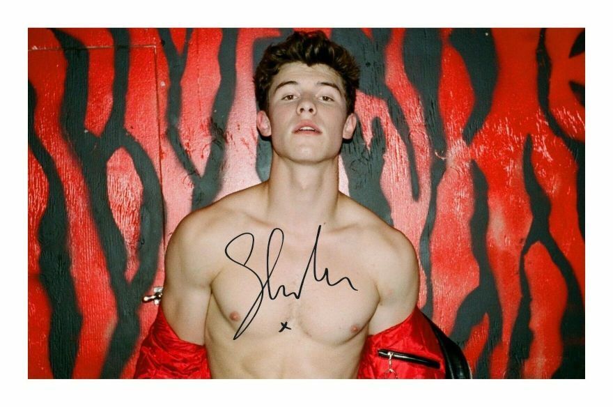 SHAWN MENDES AUTOGRAPH SIGNED PP Photo Poster painting POSTER