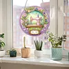 4Pcs Diamond Painting Sewing Machine Window Pendants Suncatcher Hanging Kits for Home Porch Farmhouse