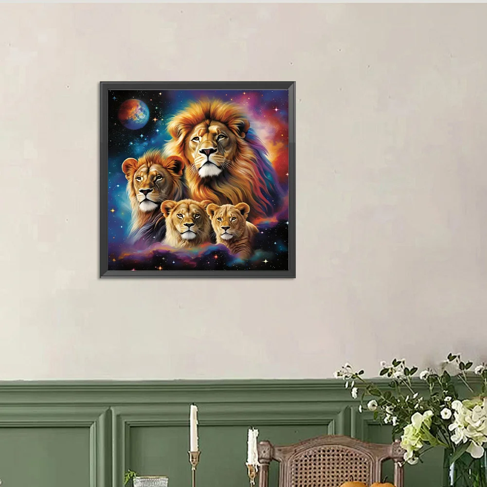 Diamond Painting - Full Round Drill - Lion(Canvas|40*40cm)
