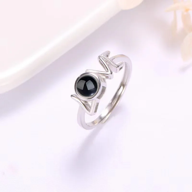 Personalized Heart Photo Ring