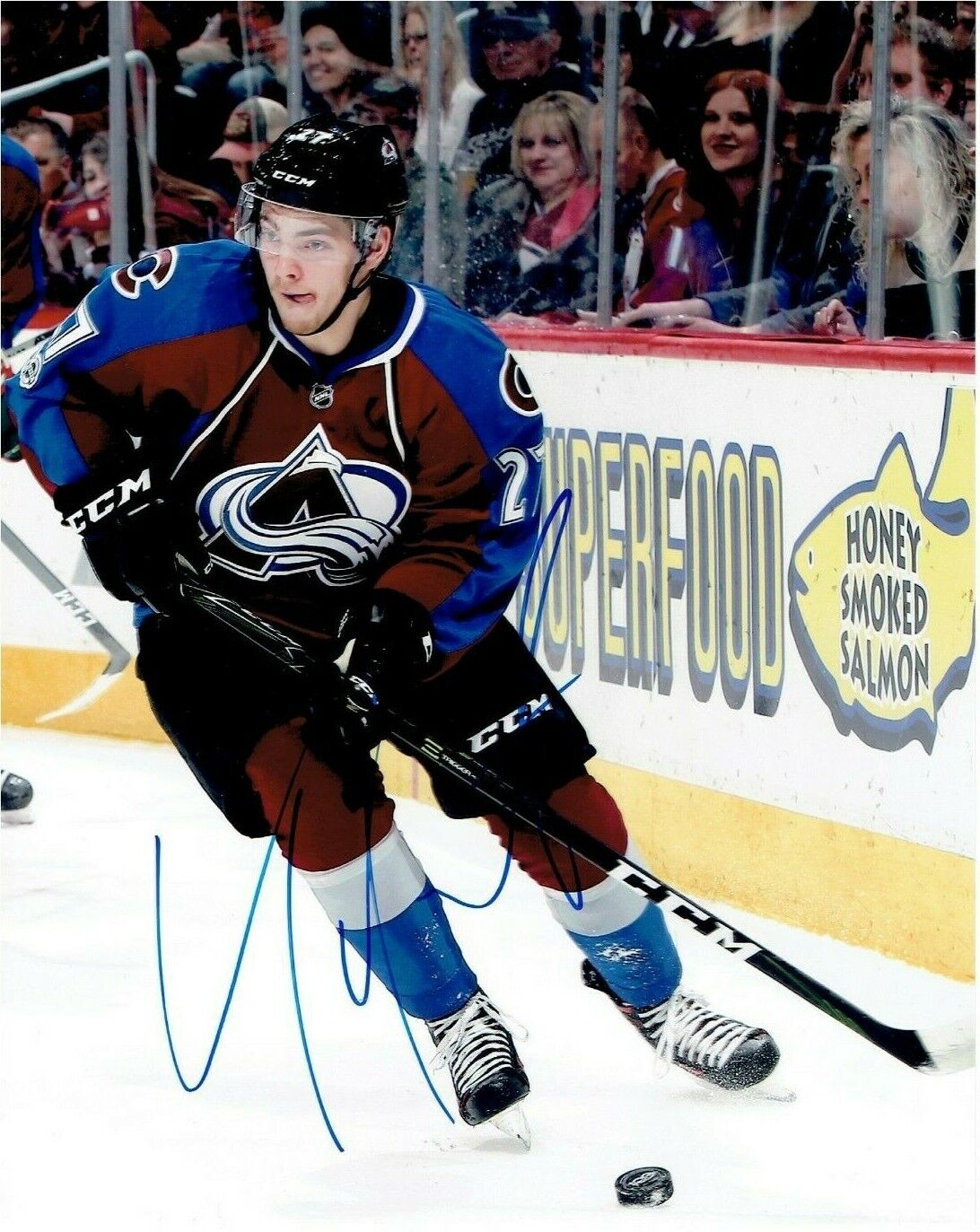 TYSON JOST autographed SIGNED COLORADO AVALANCHE 8x10 Photo Poster painting #2