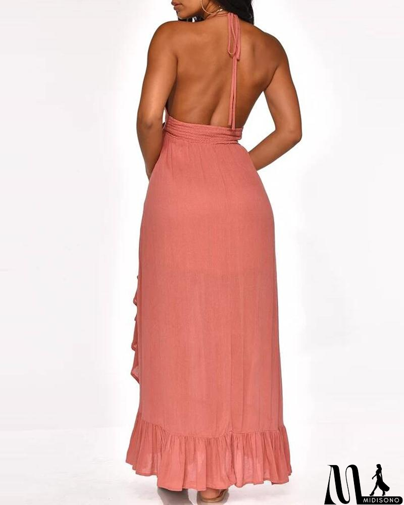 MidiSono - Sling Sexy Sleeveless Dress