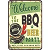 BBQ - Metal Tin Signs(8*12Inch/12*16Inch) - Bar