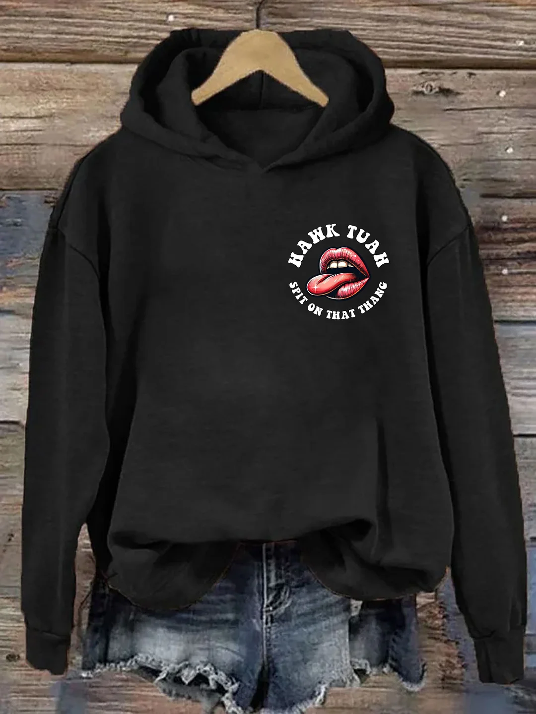 Somebody's Hawk Tuah Wife Hoodie