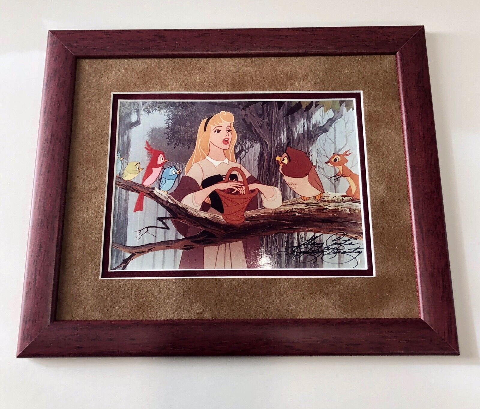 Mary Costa Sleeping Beauty Signed Autographed Framed Photo Poster painting 10x12 Disney