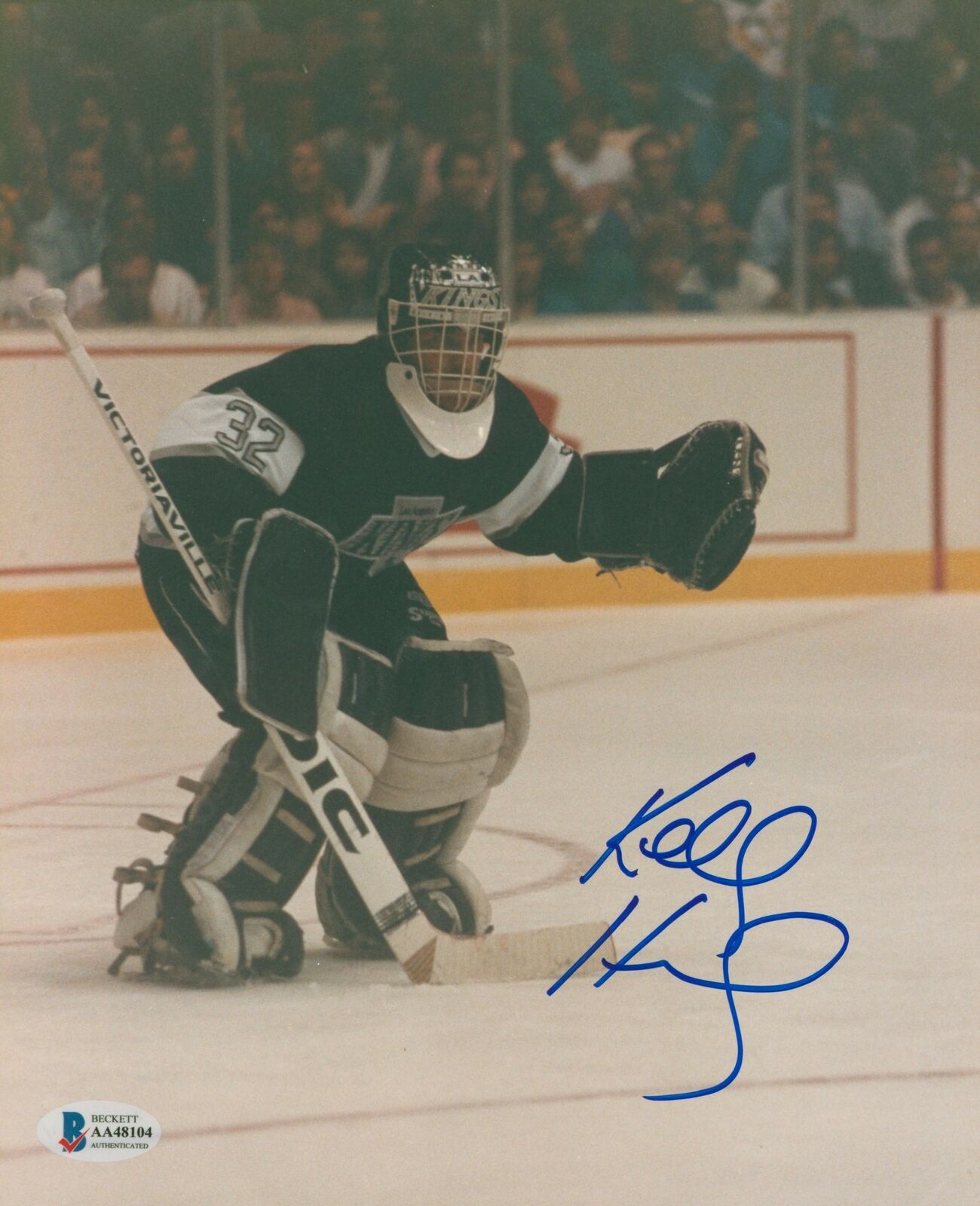 Kings Kelly Hrudey Authentic Signed 8x10 Photo Poster painting Autographed BAS #AA48104