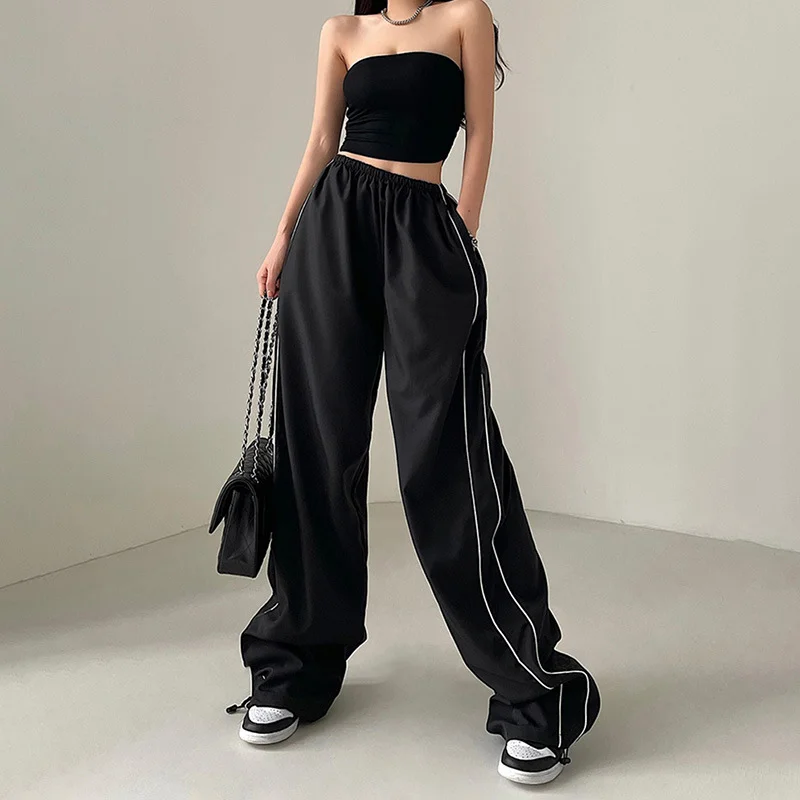 STREET DRAWSTRING CASUAL PANTS