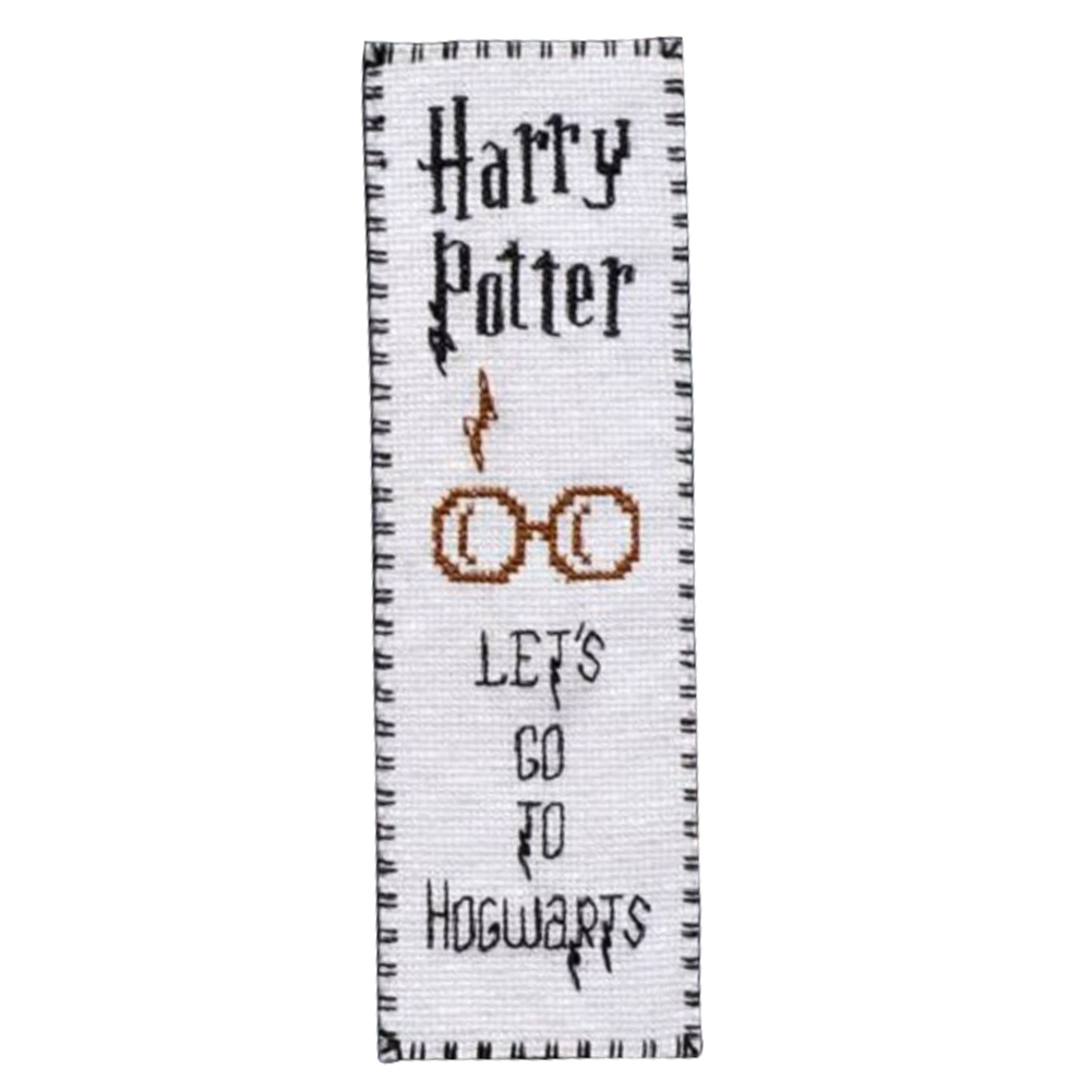 

Glasses - 14CT Counted Cross Stitch - Double-sided Bookmark, 501 Original