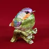 Metal enamel cartoon cute bird home decoration storage box