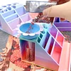 Diamond Painting Tool Rack with Built-in Funnel & Multi-Compartment Storage Pen Holder Diamond Painting Accessories