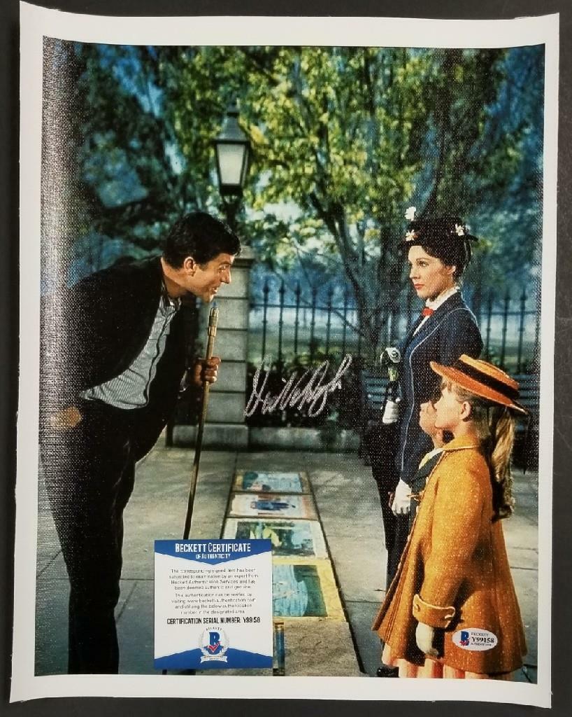 Dick Van Dyke autograph signed Mary Poppins 11x14 Canvas Photo Poster painting #5 ~ BAS COA