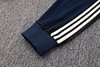 Joyfball 2025/2026 Juventus Long Zipped Jacket Royal Blue Football Jersey （Vintage style）