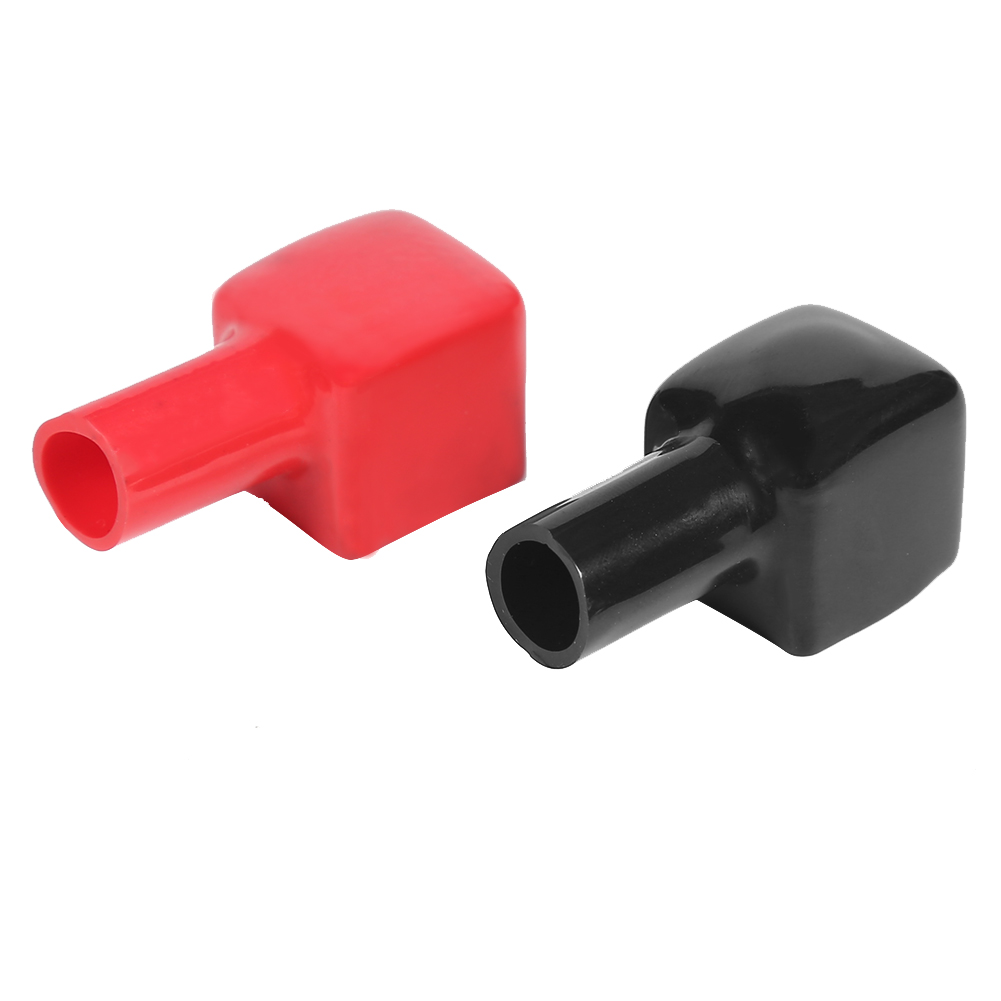 

Universal Car Battery Terminal Covers Red Positive + Black Negative 1 Pair, 501 Original