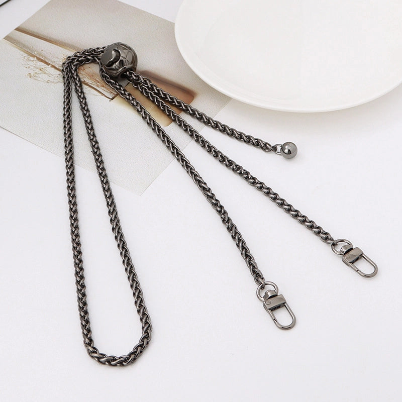 5 Pieces Alloy Solid Color Bag Chain Bag Straps