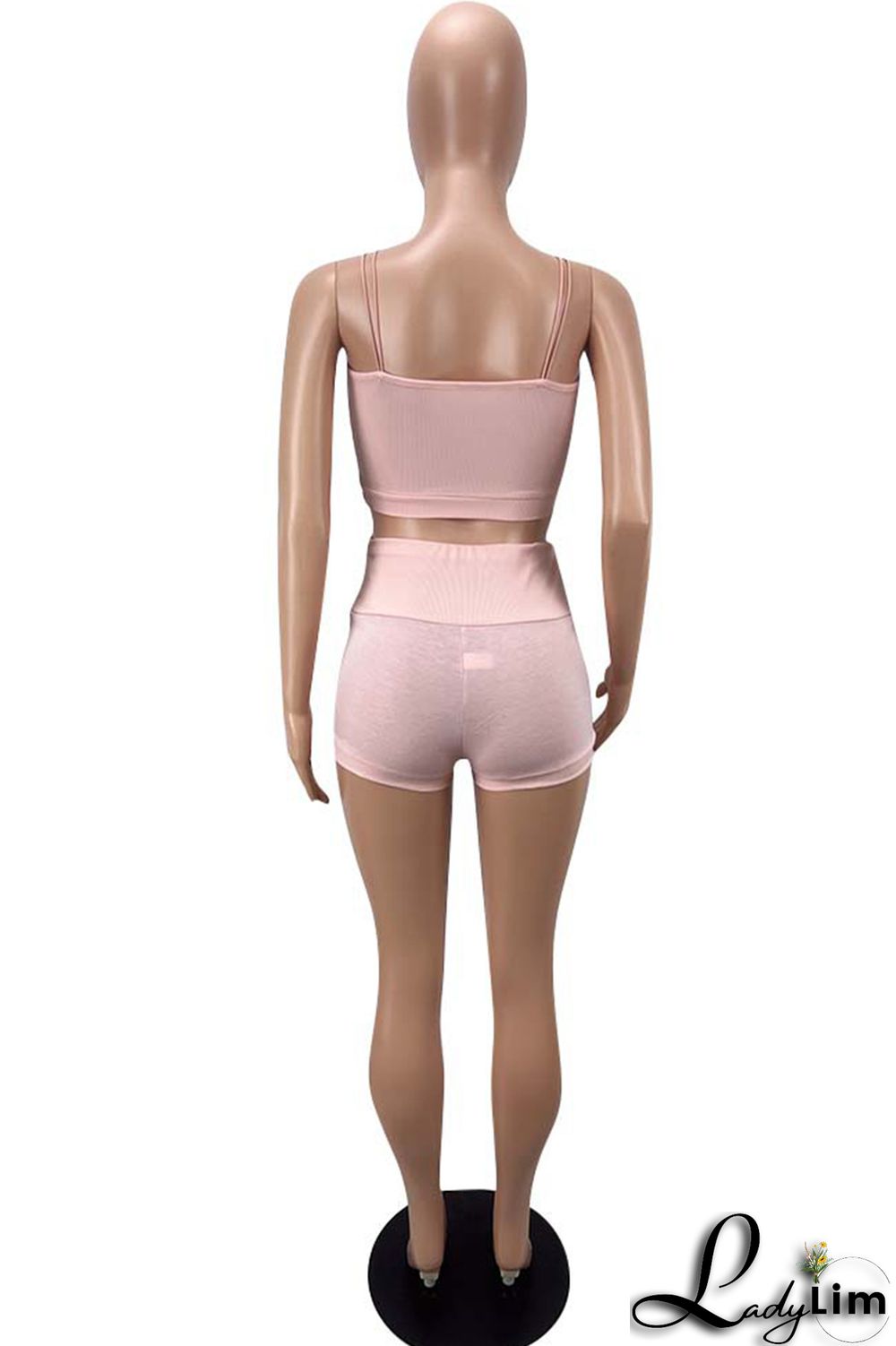 Green Sexy Casual Solid Backless Spaghetti Strap Sleeveless Two Pieces