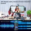 Live Game Microphone 2 in 1 Lavalier Radio Microphone Clip-on for Live Selling