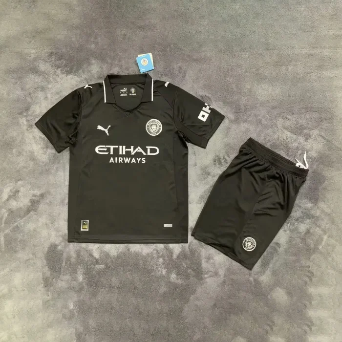 25/26 Manchester City Third Jersey Kids Set