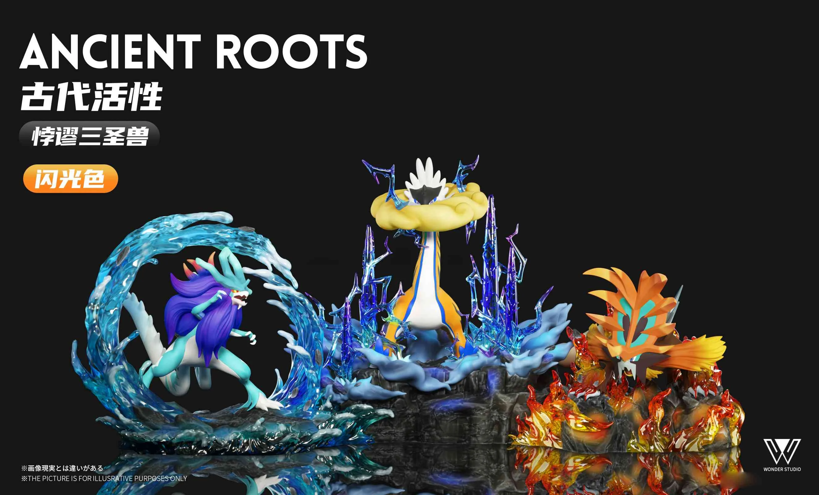 1/20 Scale World Zukan Walking Wake & Gouging Fire & Raging Bolt