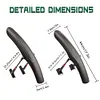 Bicycle Mudguard Adjustable Gravel Road Bike Mudguard Quick Release Bike Fender