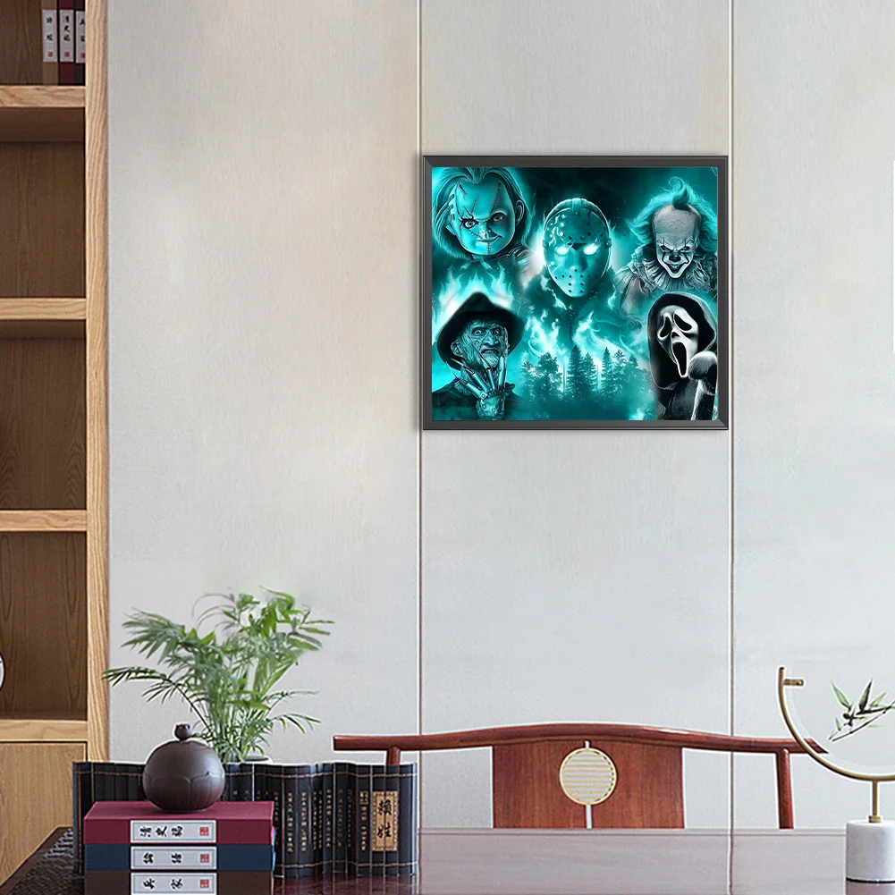 Diamond Painting - Full Round Drill - Horror Figures(Canvas|45*40cm)