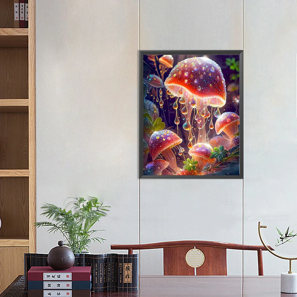 Diamond Painting - Full Round Drill - Mushroom(Canvas|40*50cm)